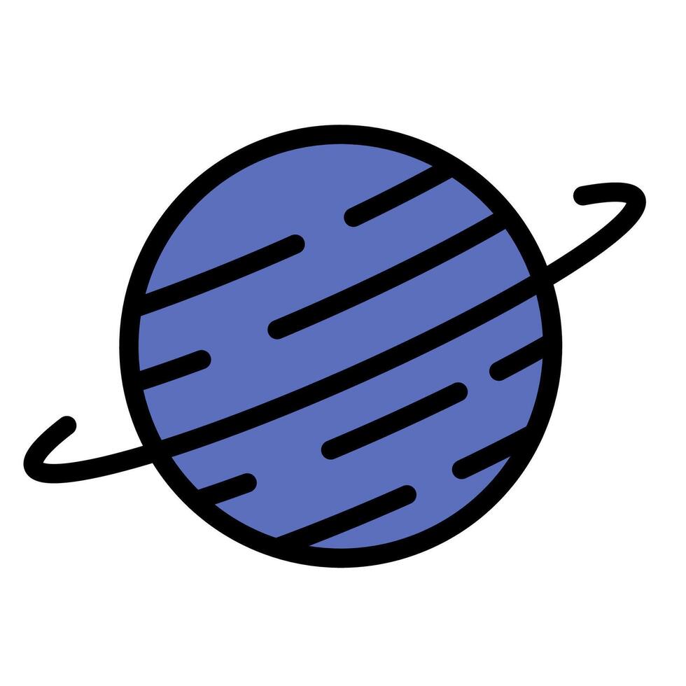 Uranus for Space Icon vector