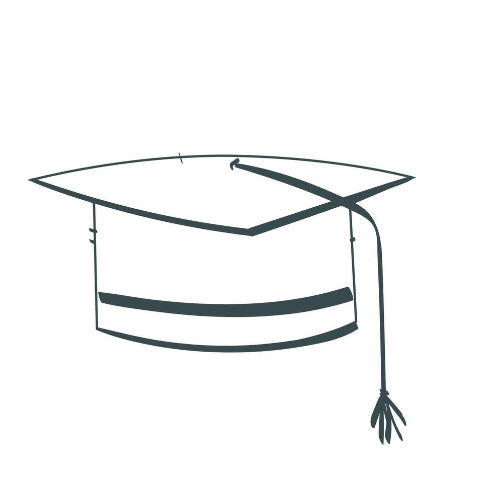 Graduation Cap for Back to School Icon vector