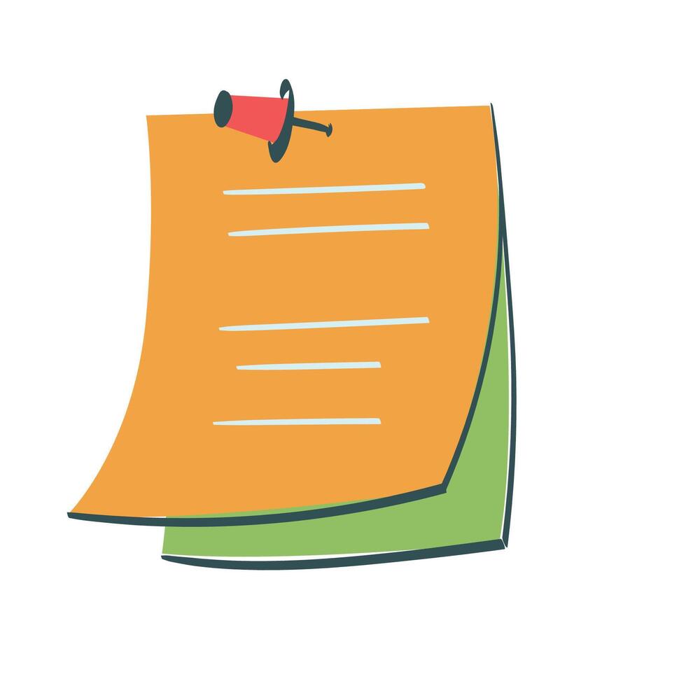 Paper for Back to School Icon vector