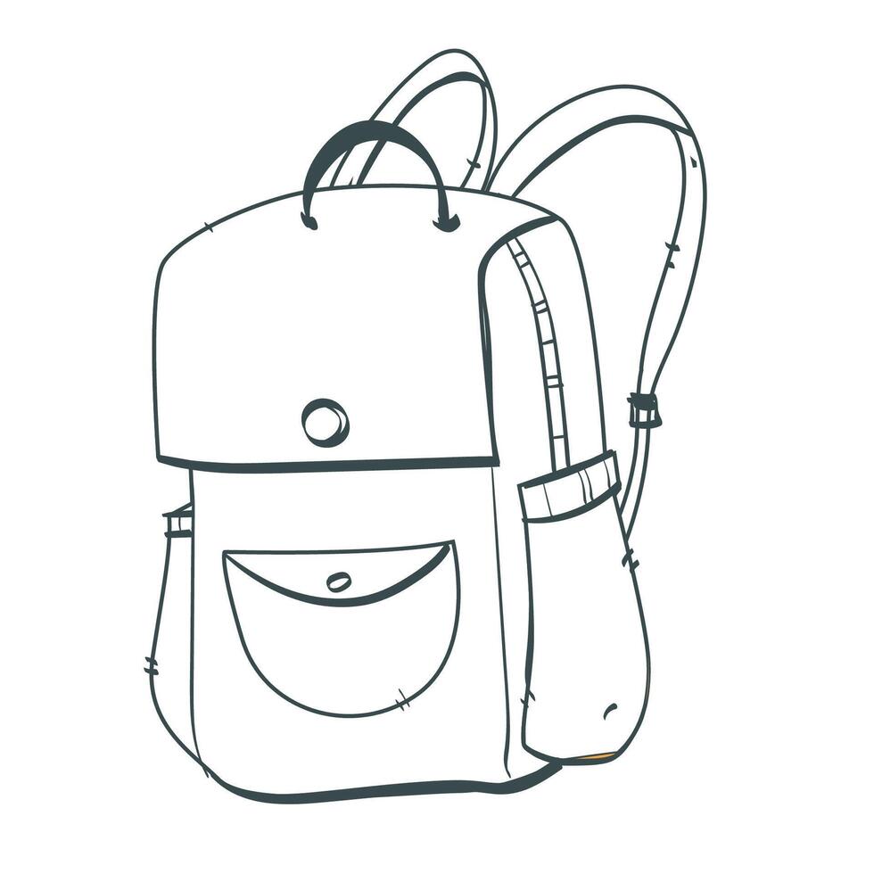 Bag for Back to School Icon vector