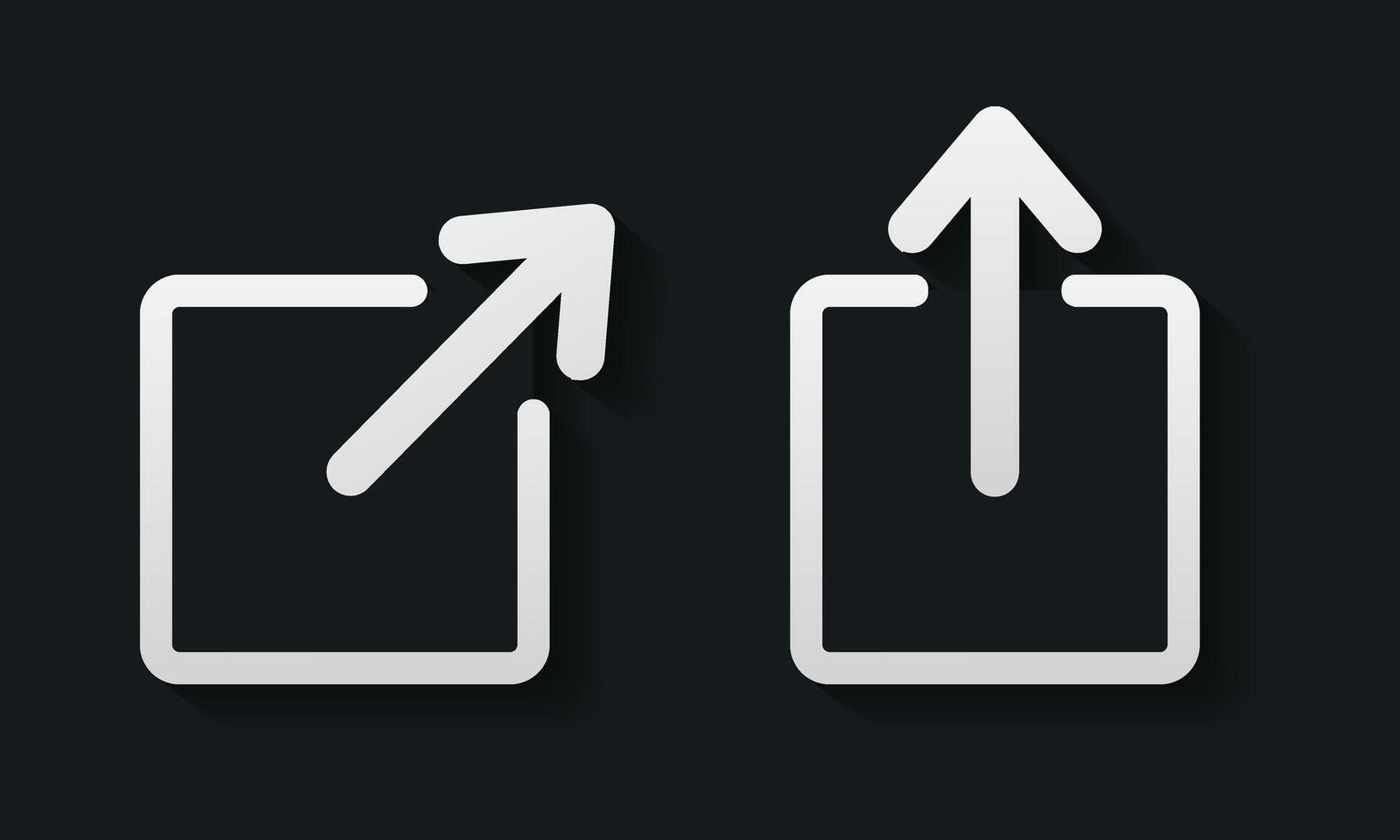Share, send, publish icon vector