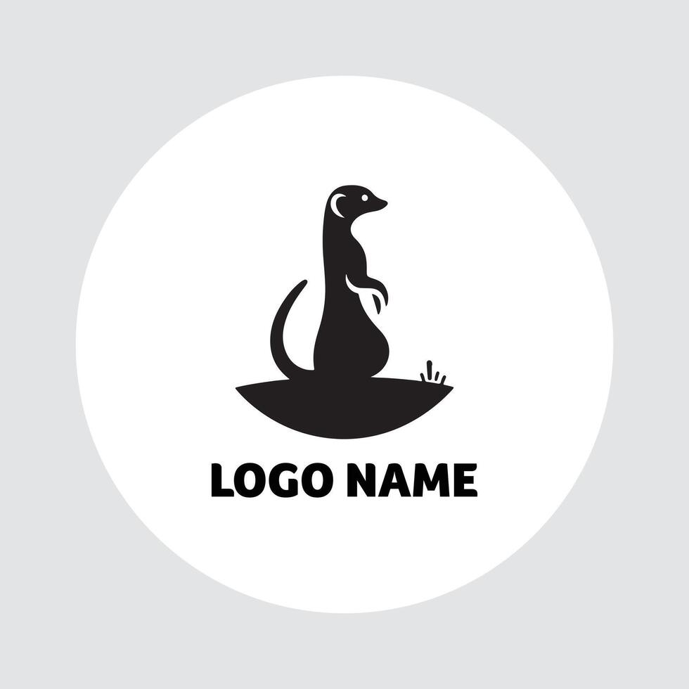 Meerkat logo icon vector