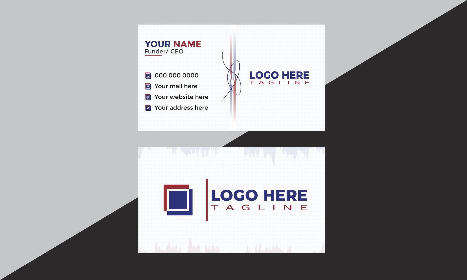 Creative Business Card Design vector