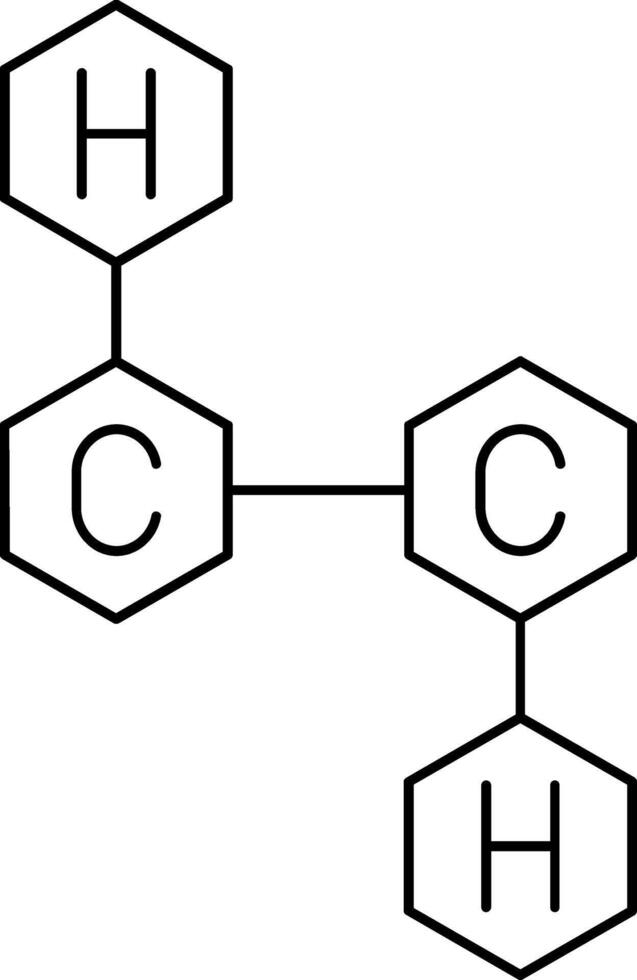 Ethyne Line Icon vector