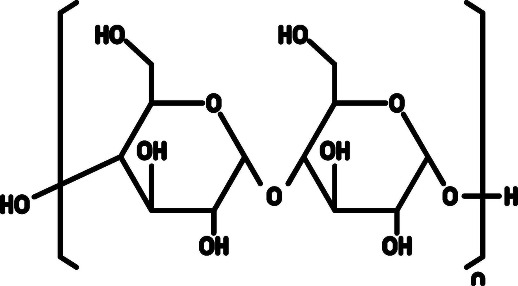 Starch Line Icon vector
