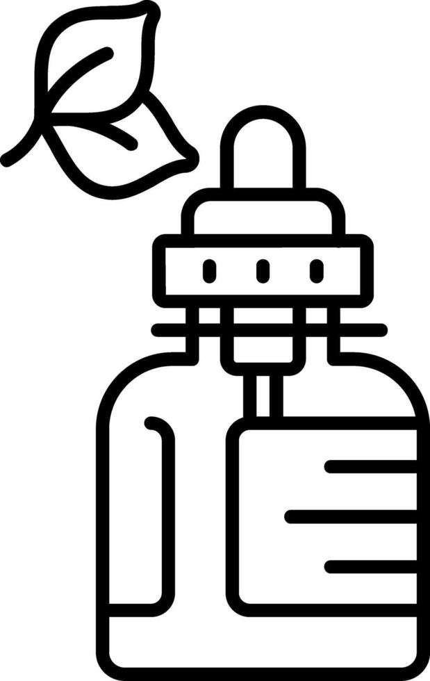 Hyaluronic Acid Serum Line Icon vector