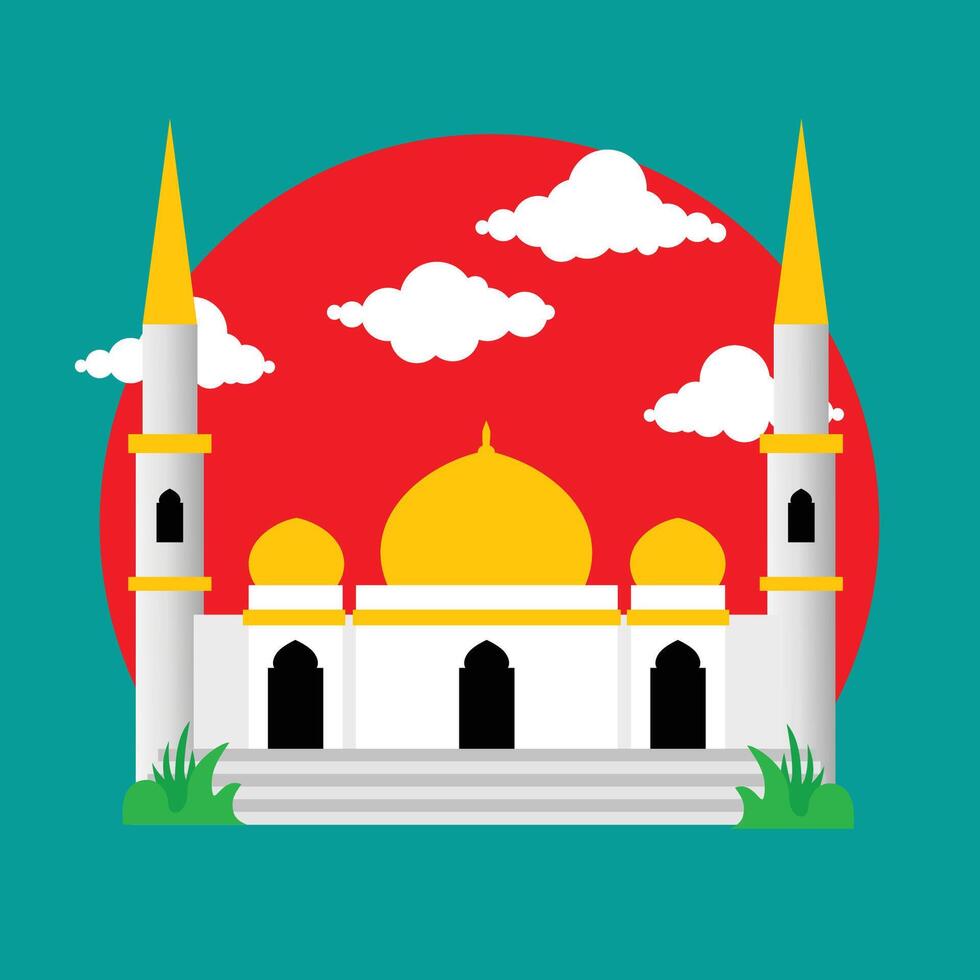 Islamic Place Of Worship vector