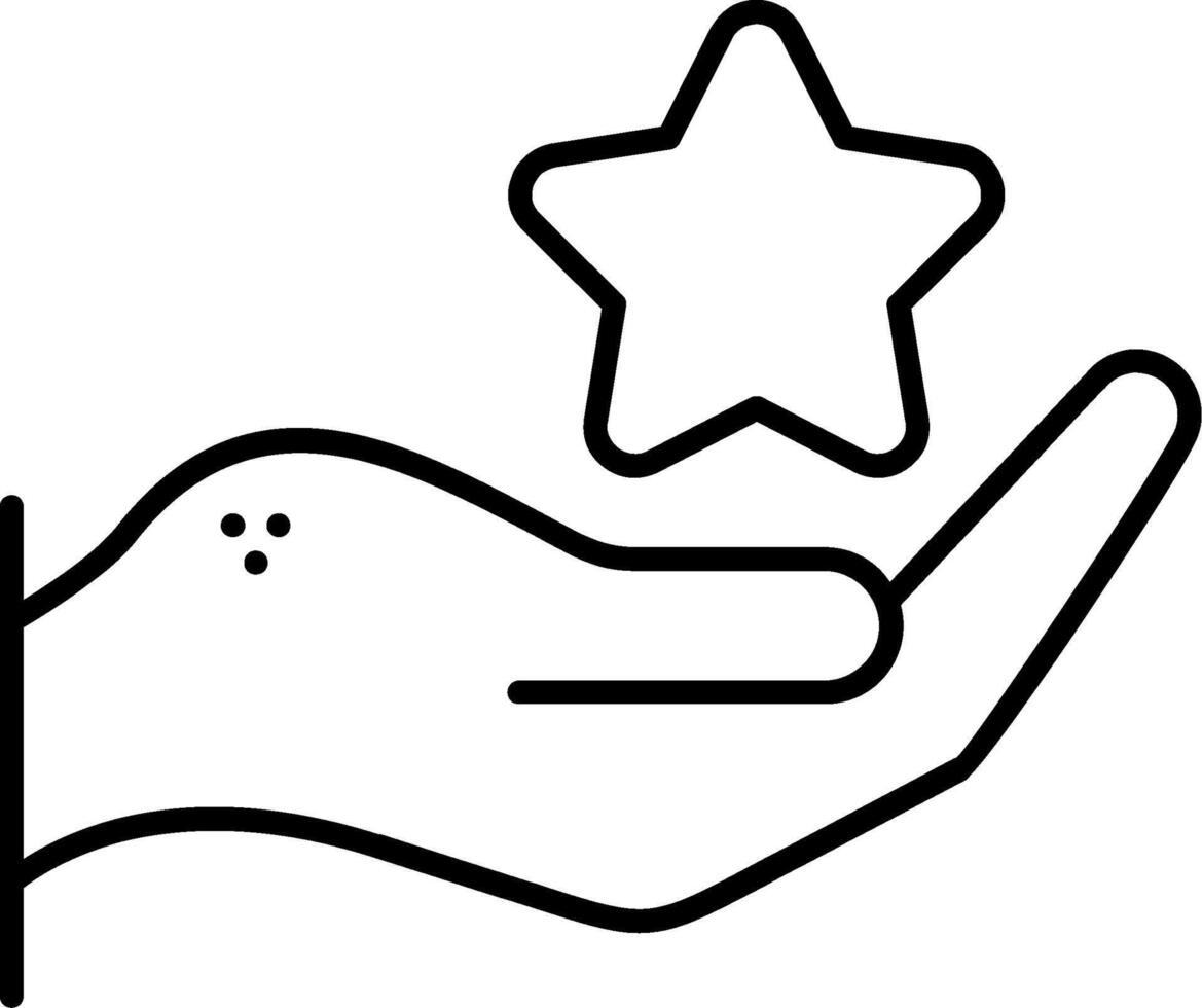 Review Line Icon vector