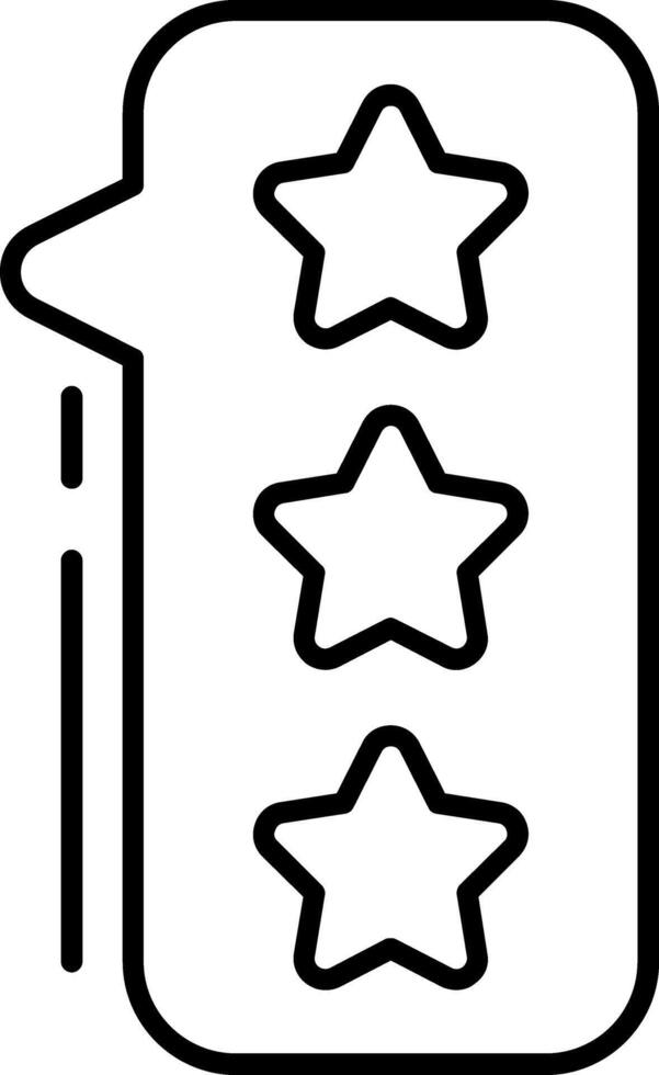 Review List Line Icon vector