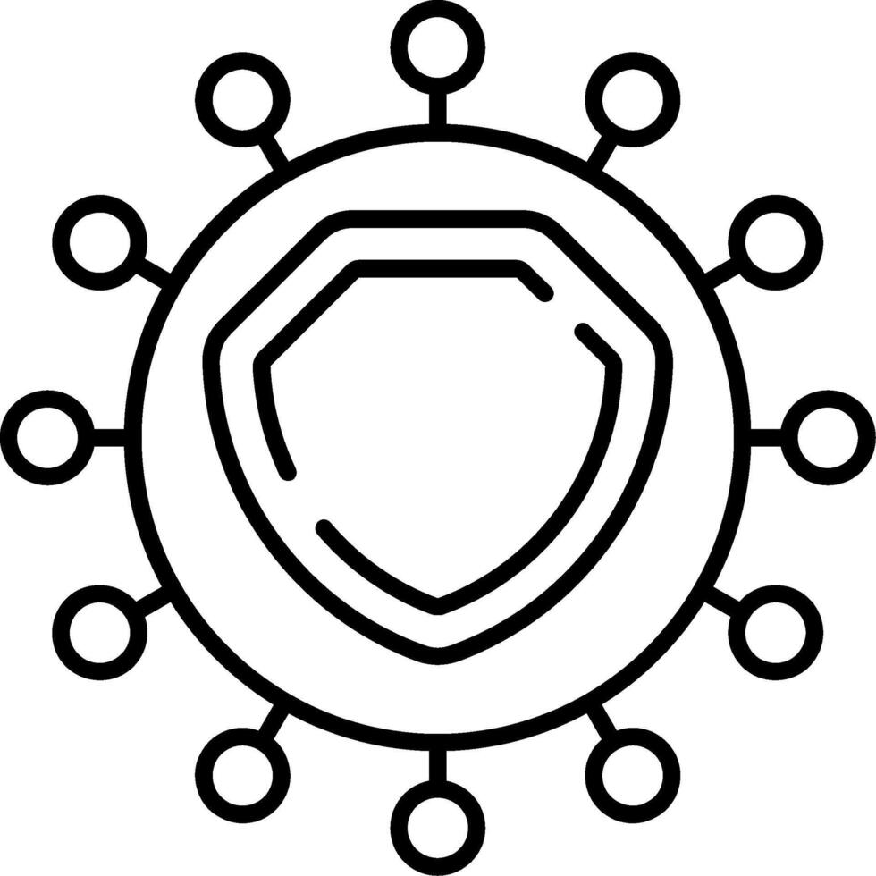 Insurance Network Icon vector