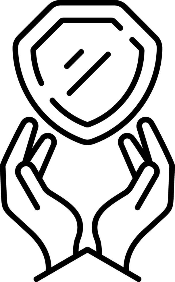 Insurance Protection Icon vector