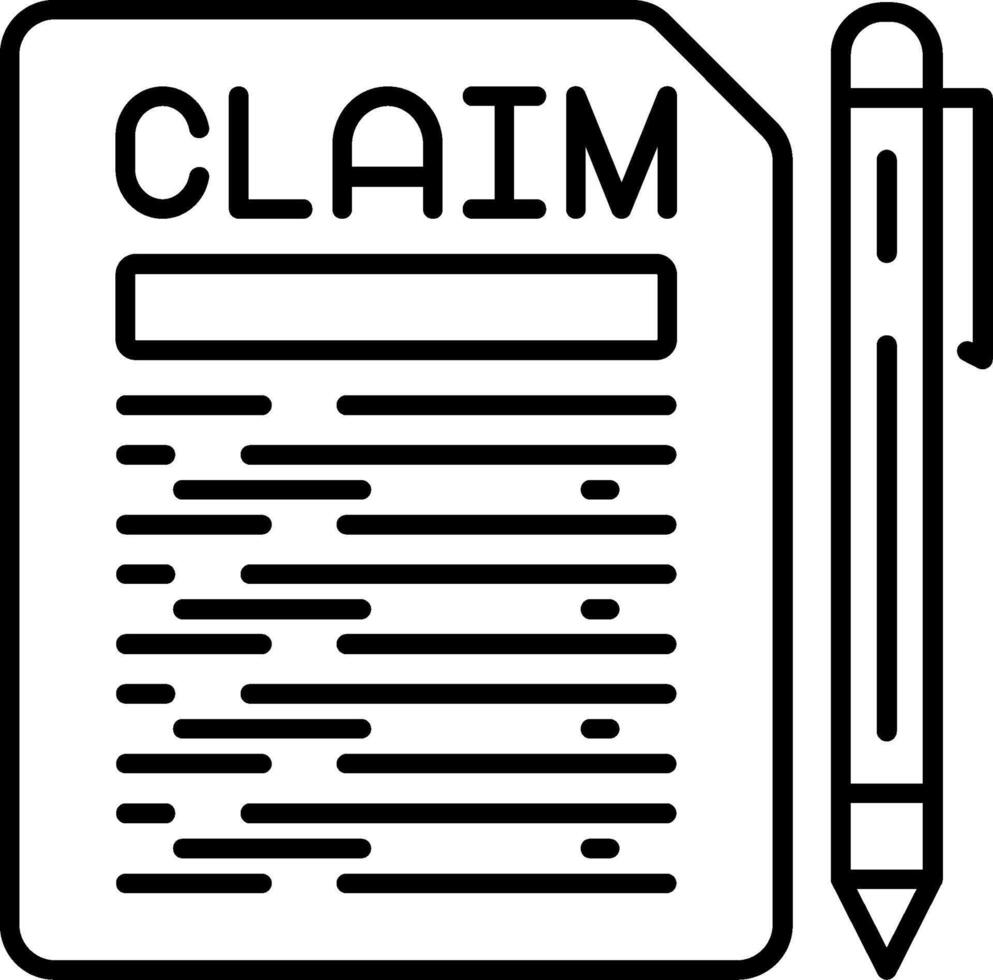 Claims Settlement Icon vector