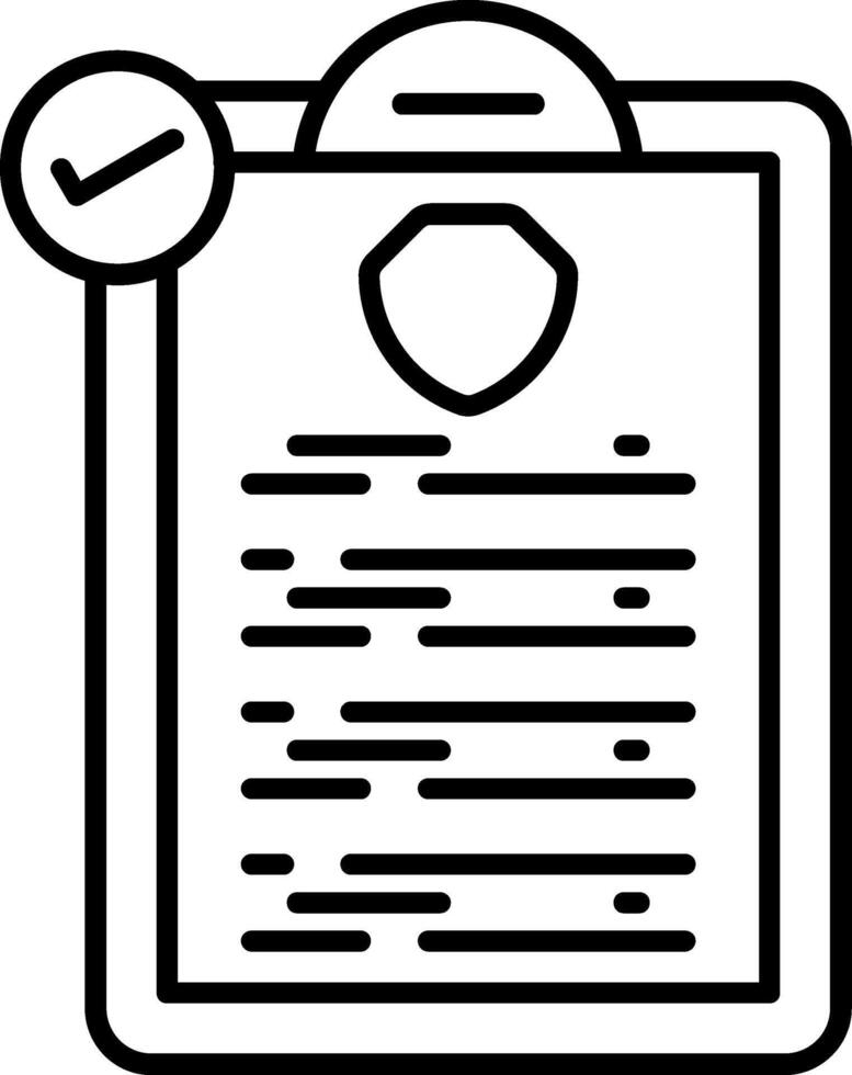 Insurance Policy Icon vector