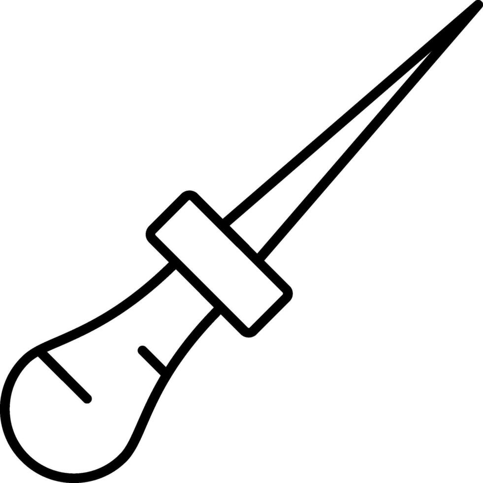 Punch Line Icon vector