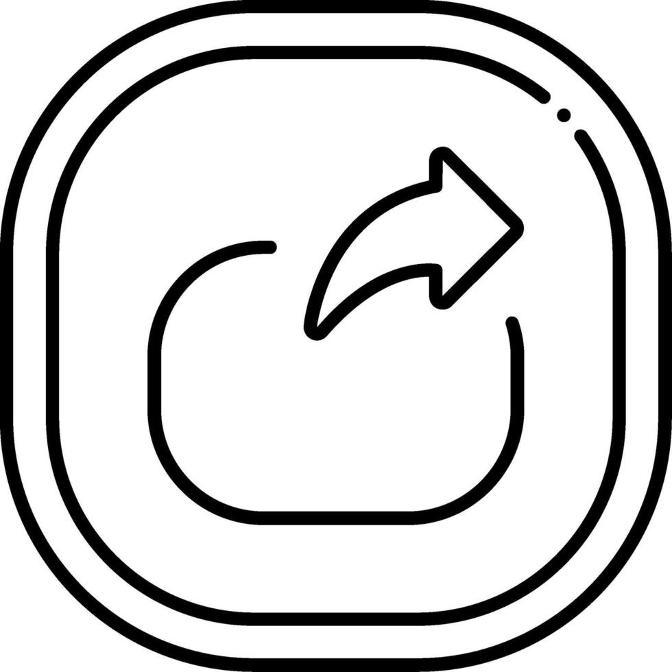 Share Line Icon vector
