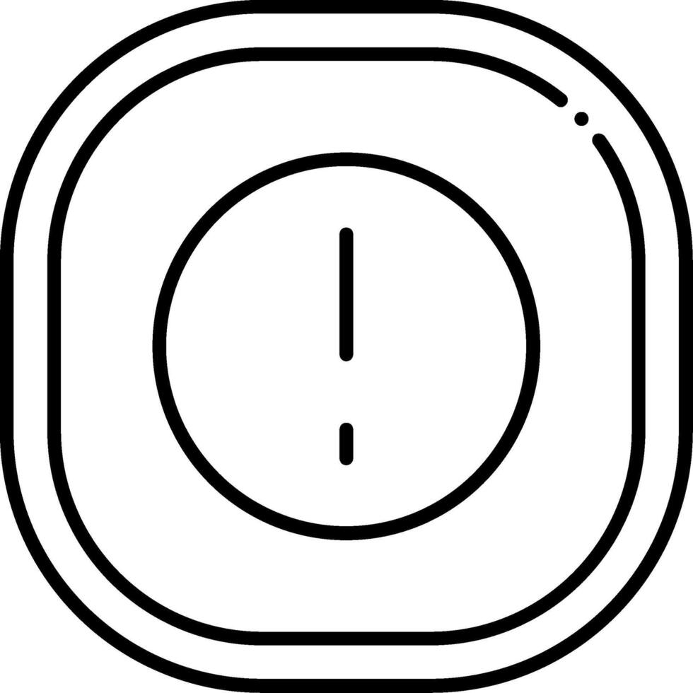 Alert Line Icon vector