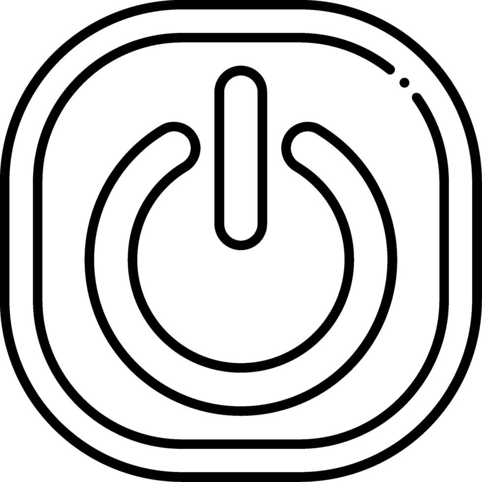 Power Line Icon vector
