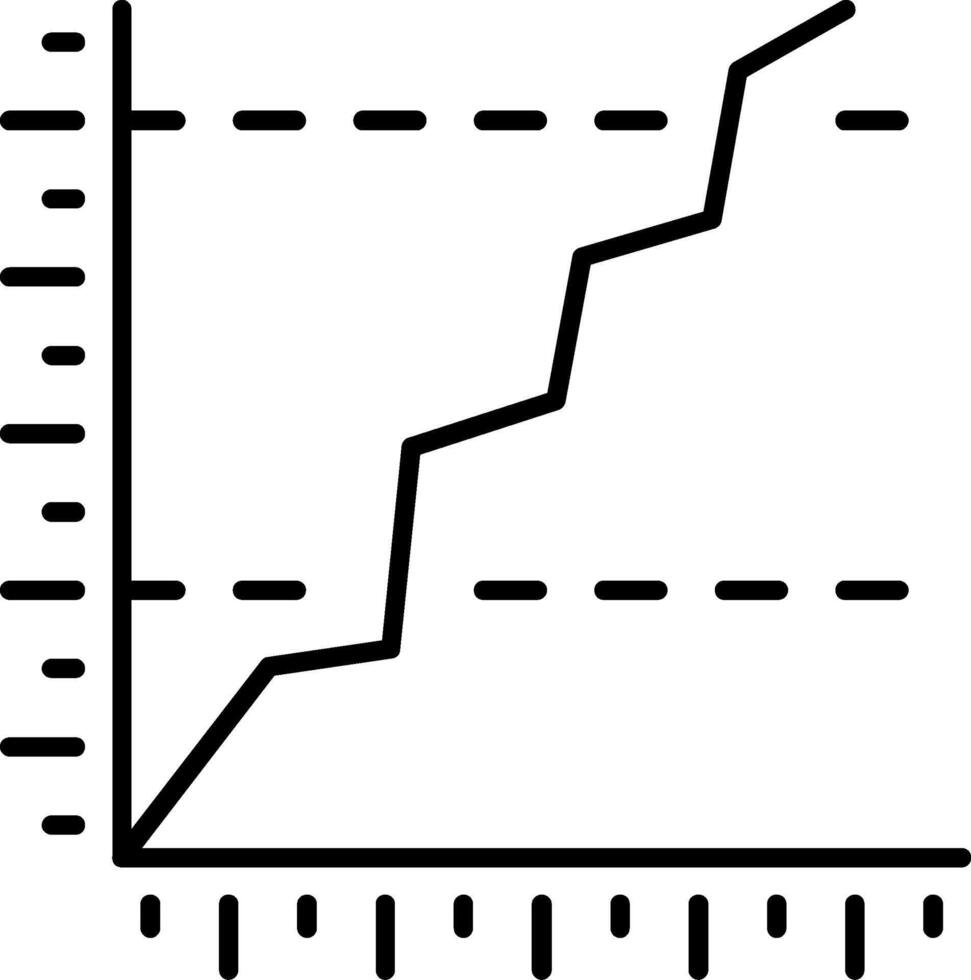Spike Line Icon vector