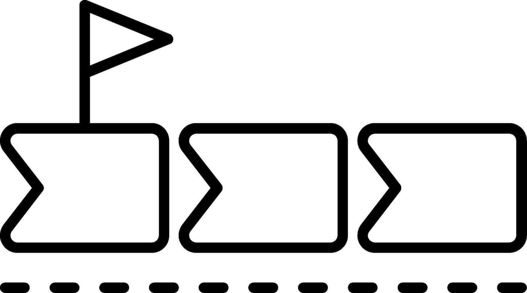 Release Plan Line Icon vector