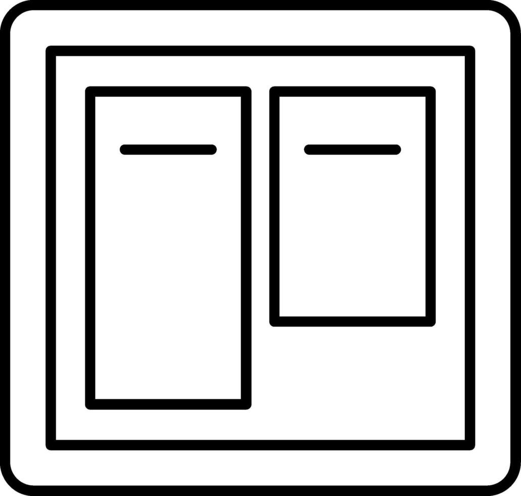Trello Line Icon vector