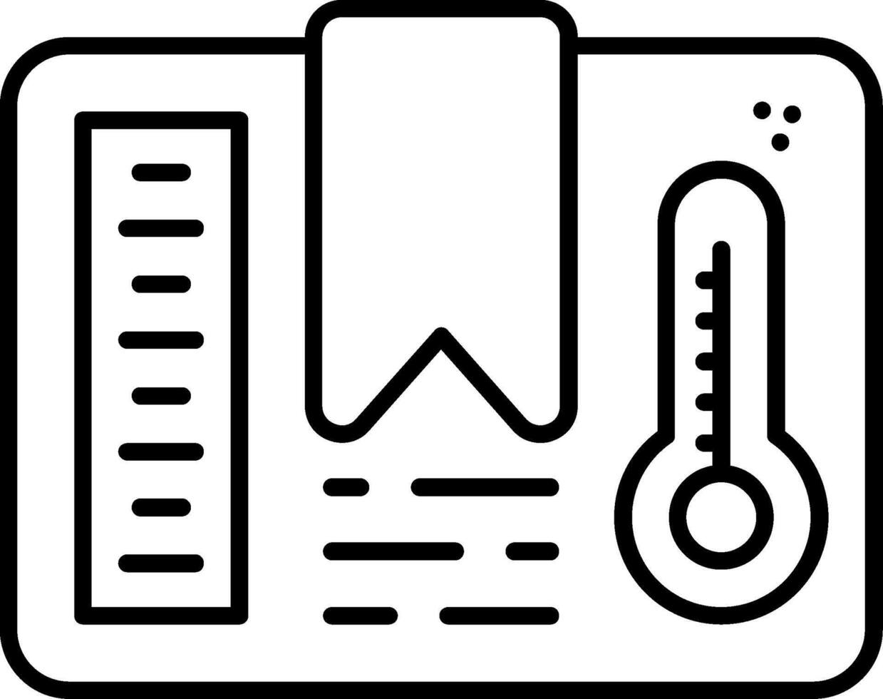 Temperature Sensitive Line Icon vector