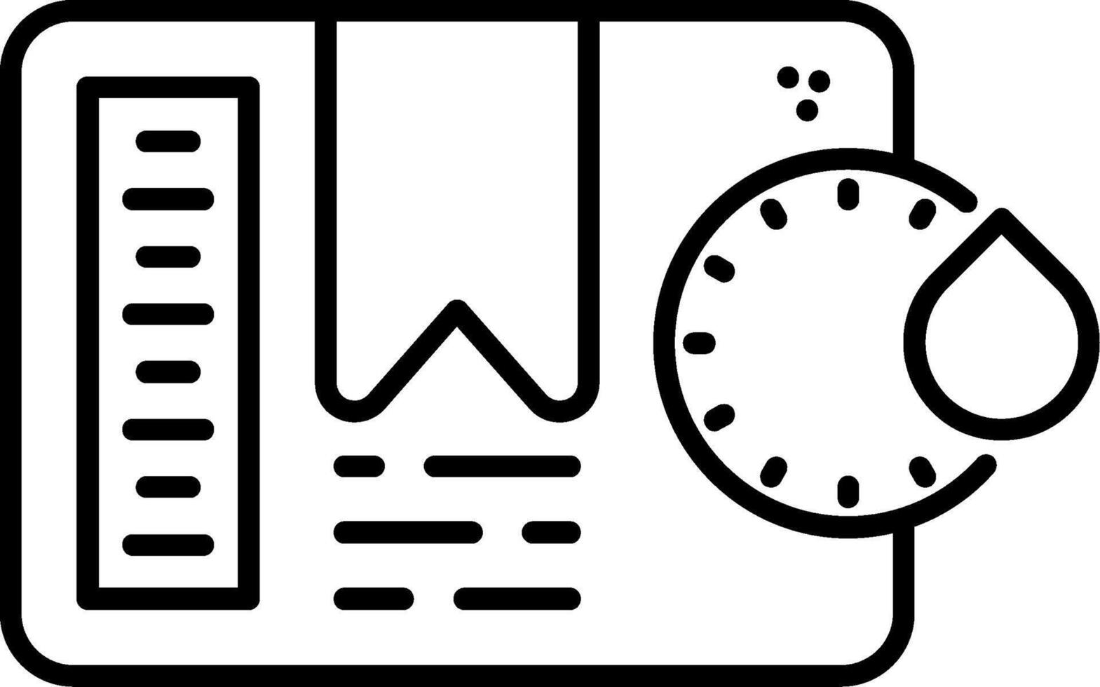 Humidity Control Line Icon vector
