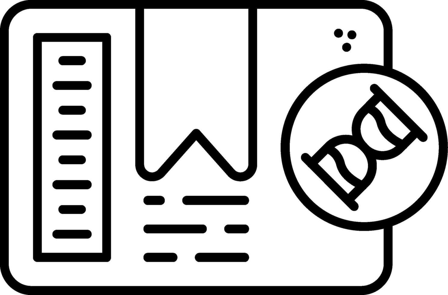Best Before Date Line Icon vector