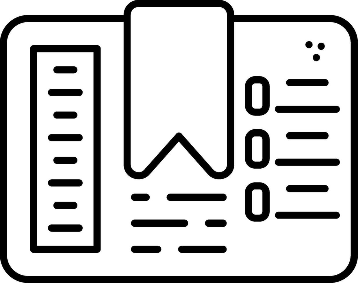 Allergen Information Line Icon vector