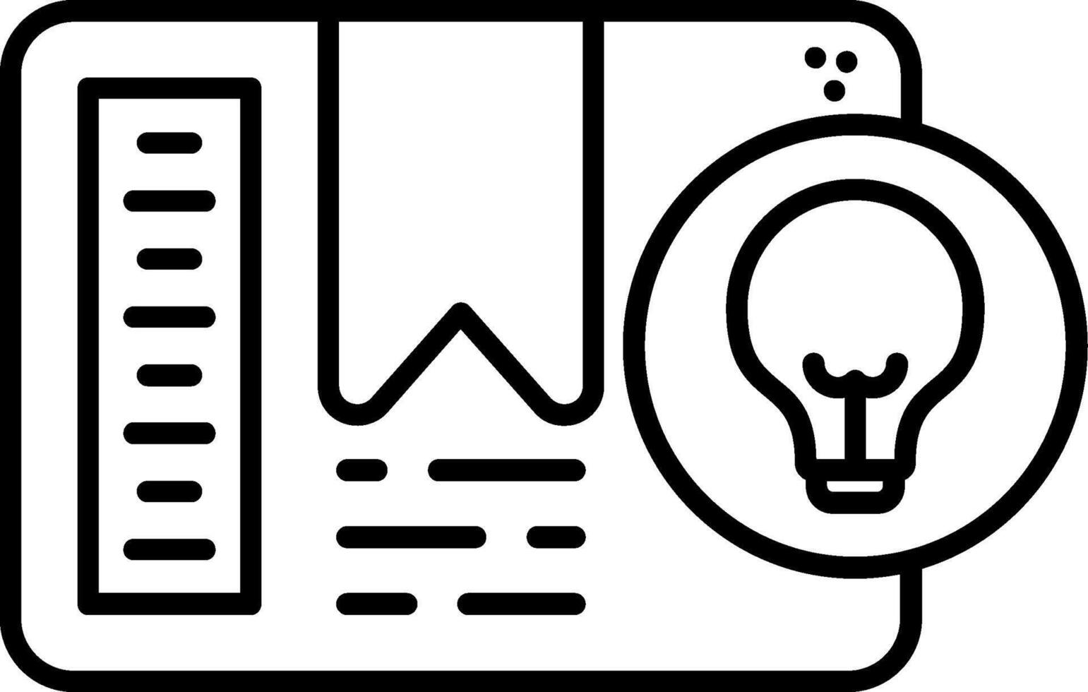 Energy Efficient Line Icon vector
