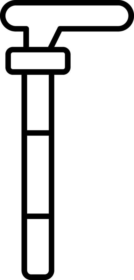 Cane Line Icon vector