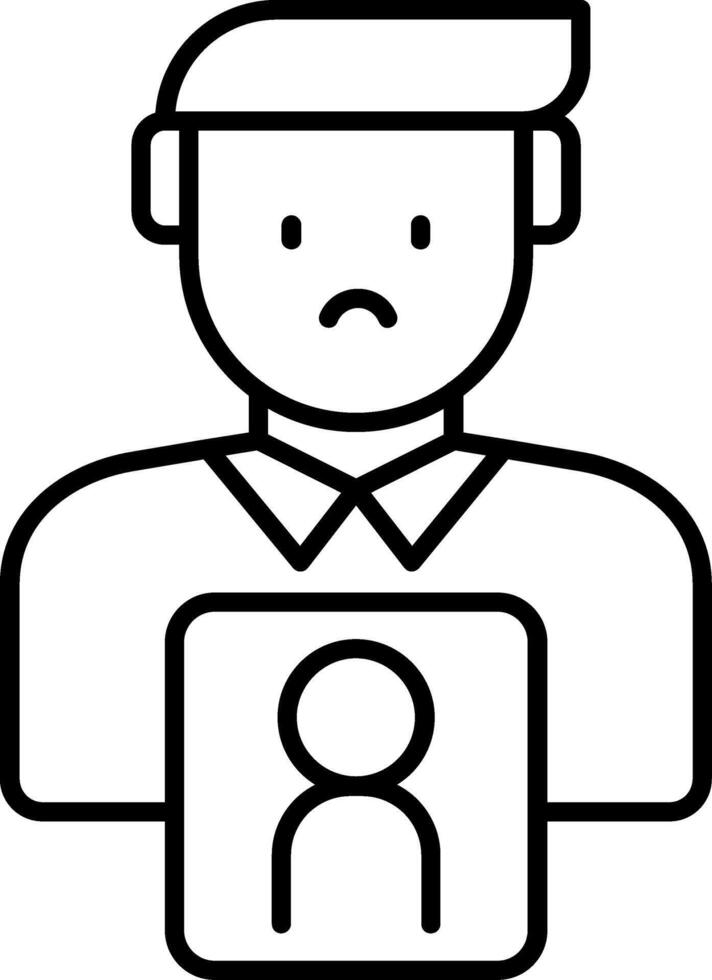 Bereavement Support Line Icon vector