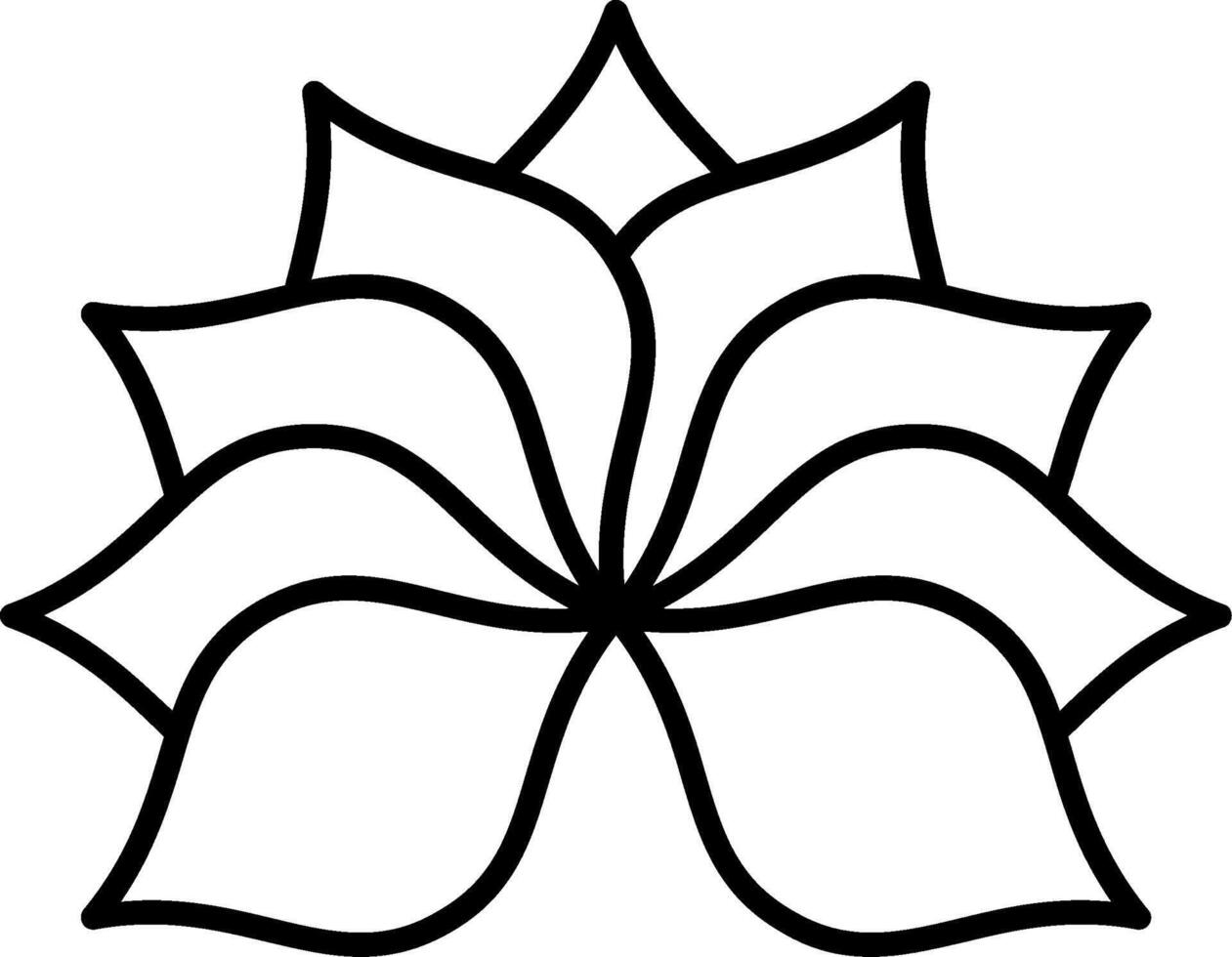Meditation Line Icon vector