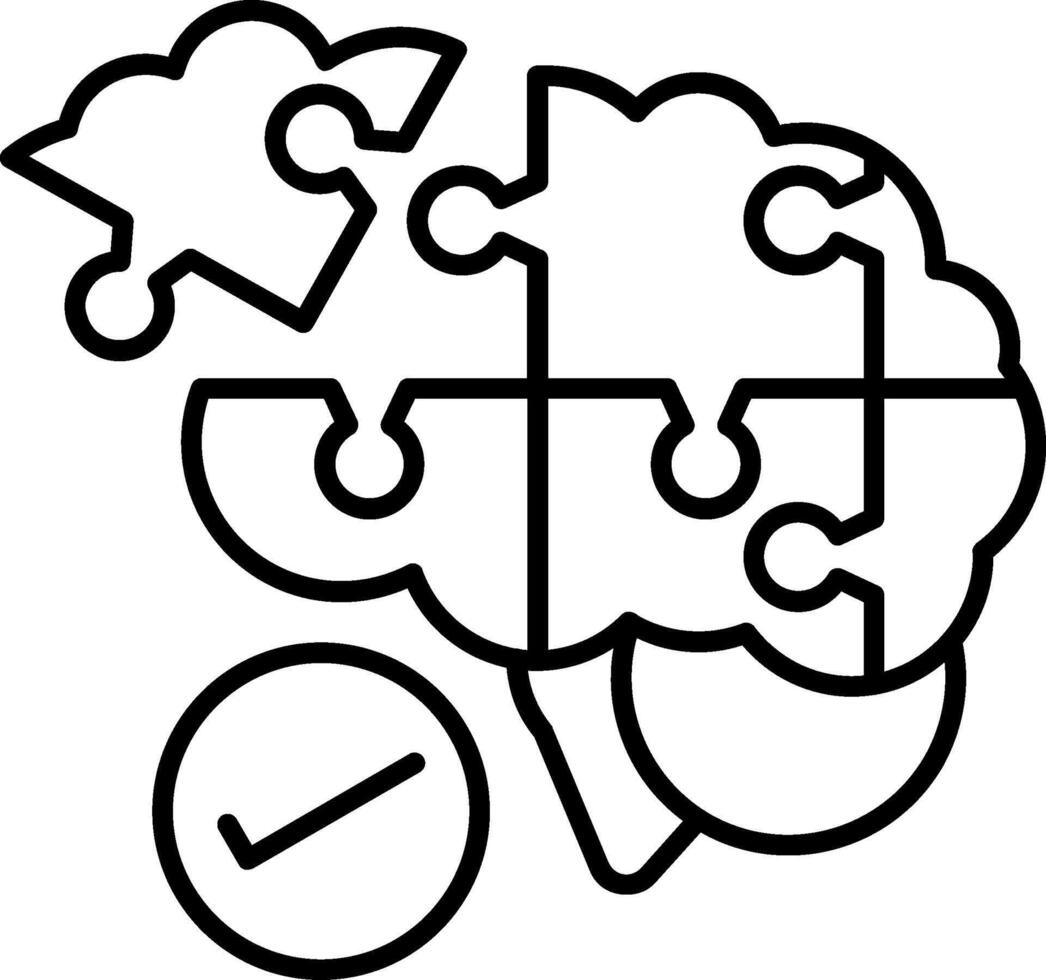 Coping Strategies Line Icon vector