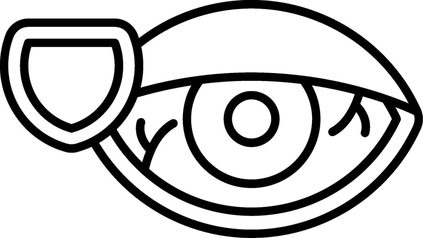 Health Surveillance Line Icon vector