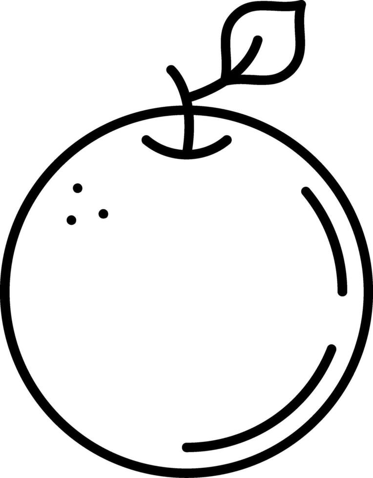 Orange Line Icon vector