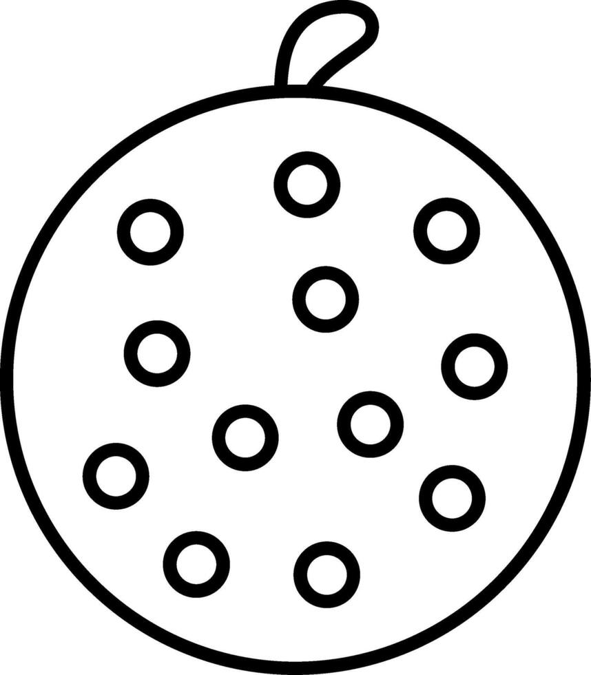 Monstera Deliciosa Line Icon vector
