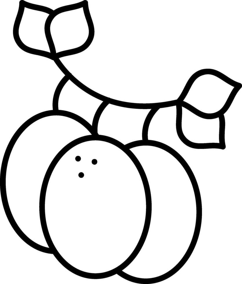 Miracle Berry Line Icon vector