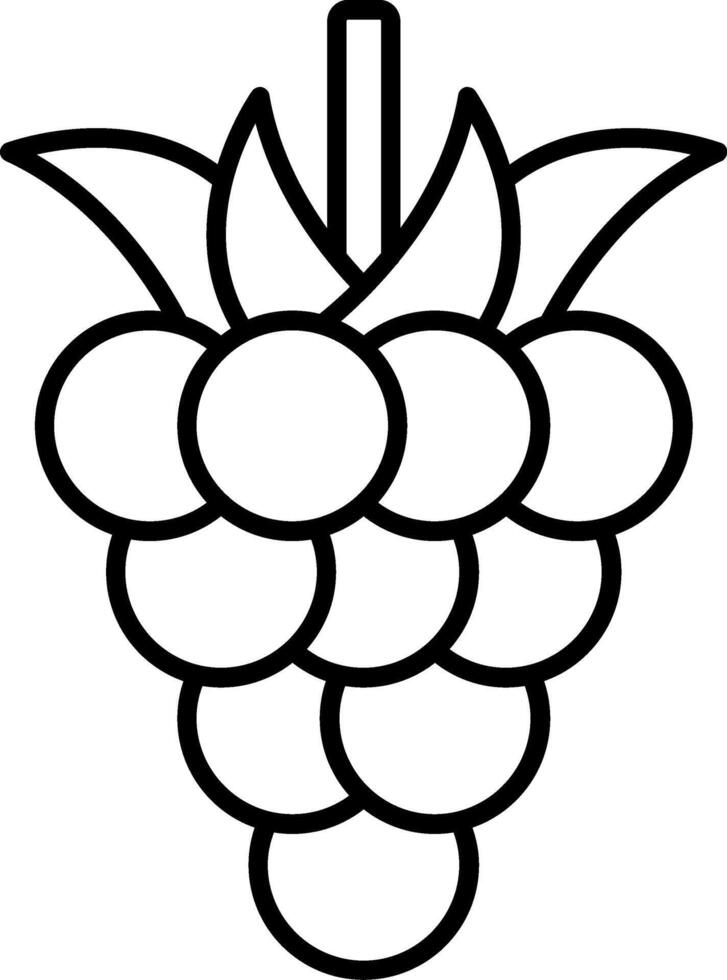 Marionberry Line Icon vector