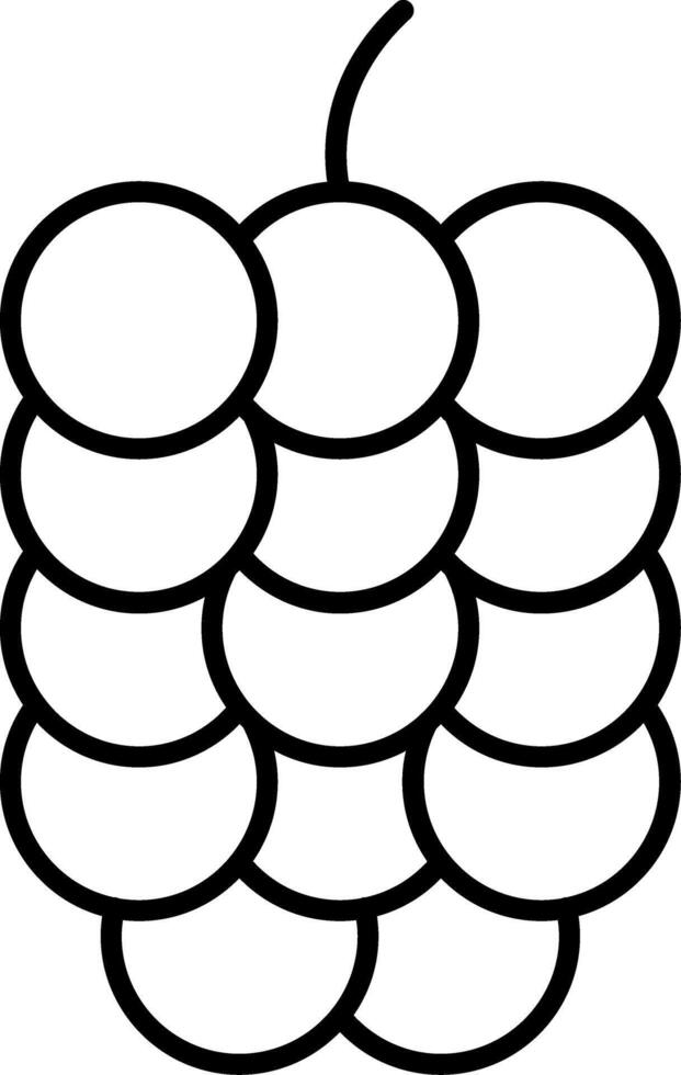 White Mulberry Line Icon vector