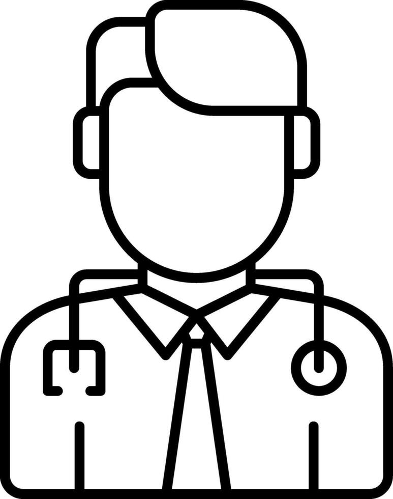 Doctor Line Icon vector
