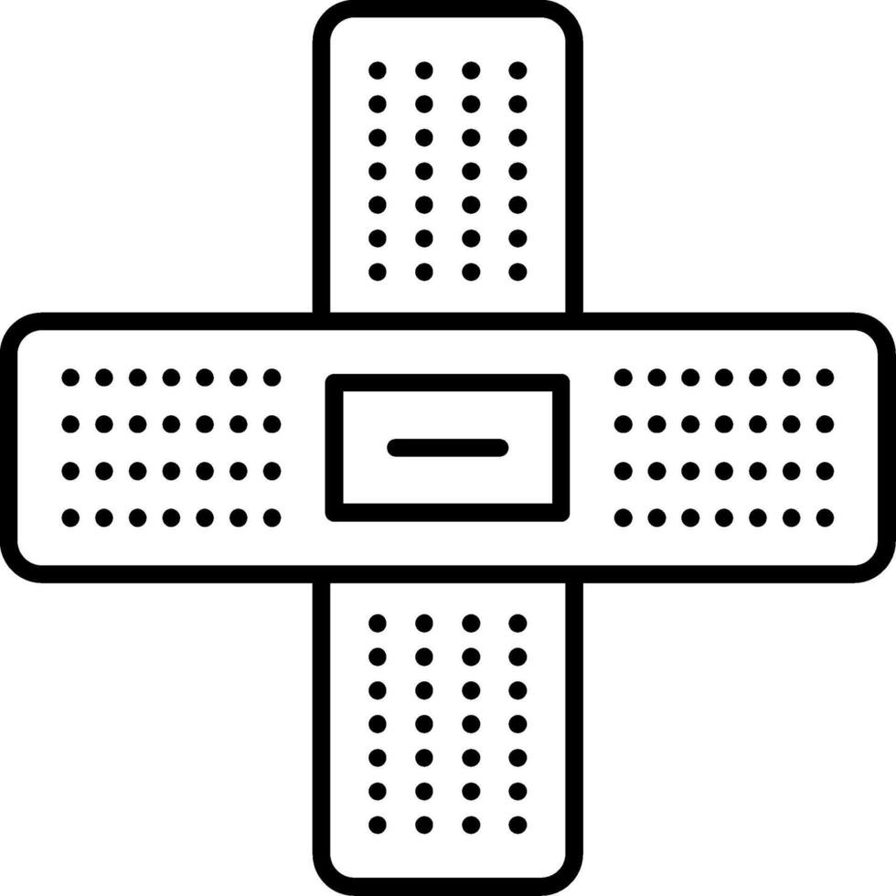 Bandage Line Icon vector