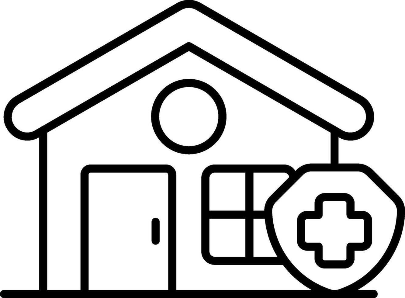 Quarantine Line Icon vector