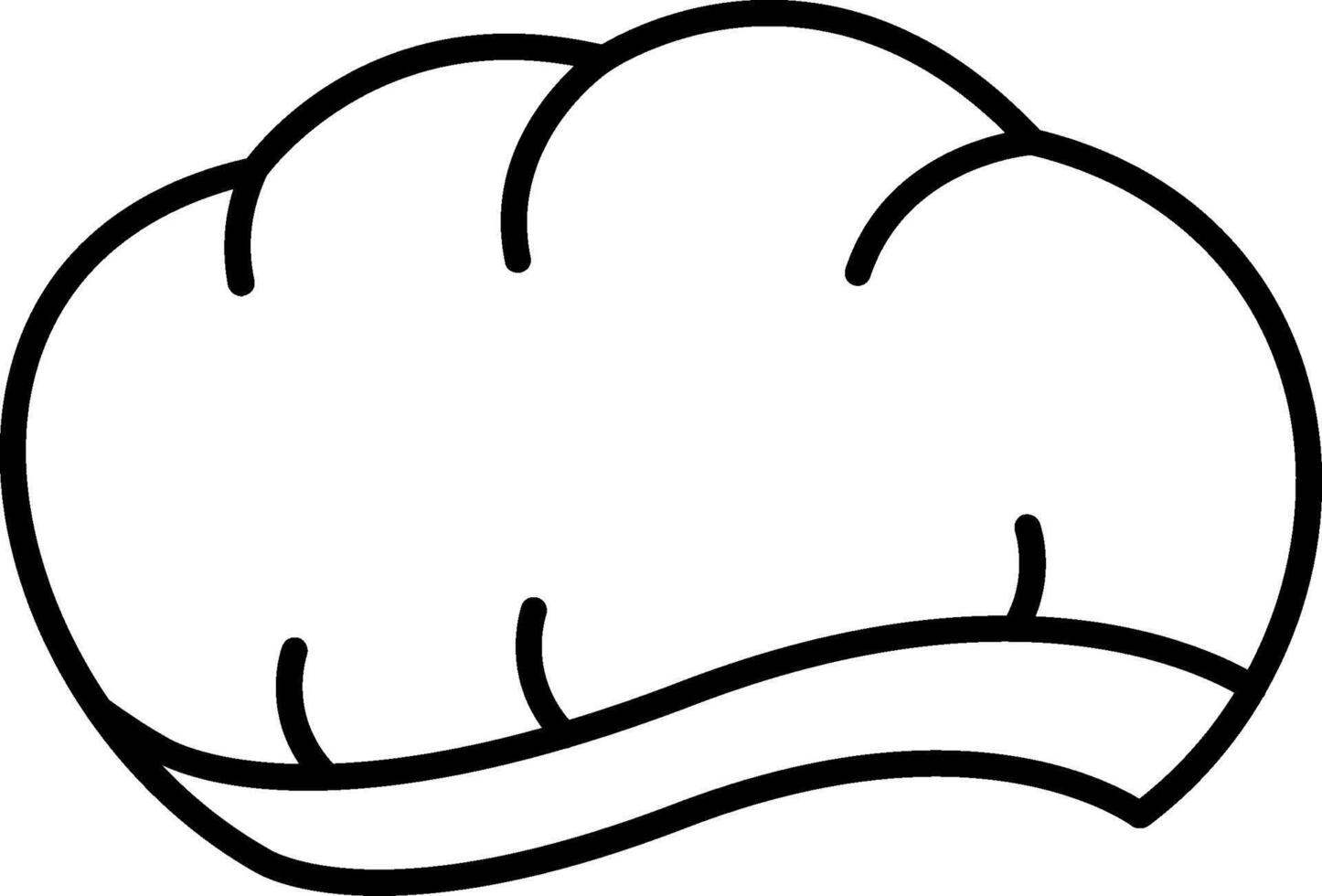 Surgical Cap Line Icon vector