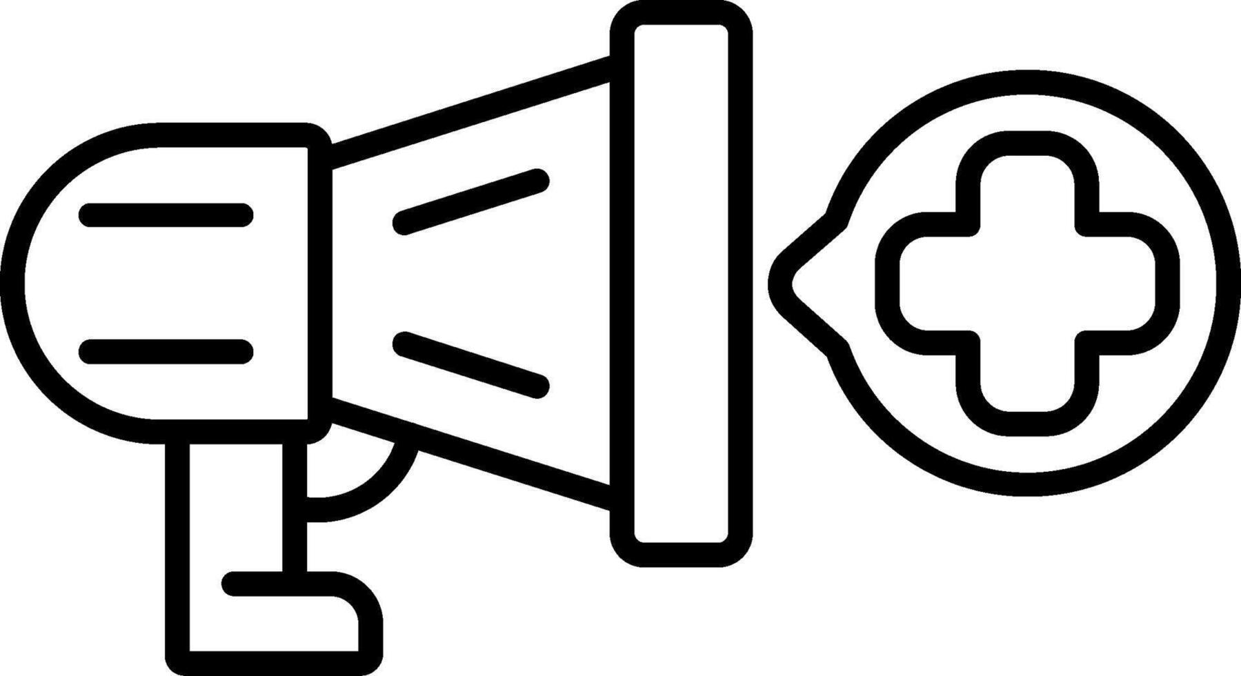 Health Campaign Line Icon vector