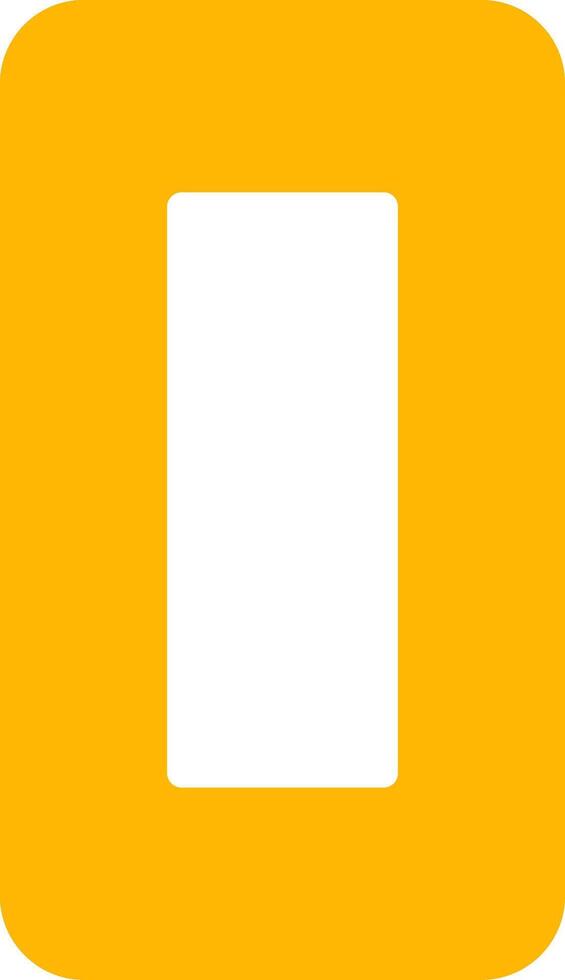 Zero Flat Icon vector