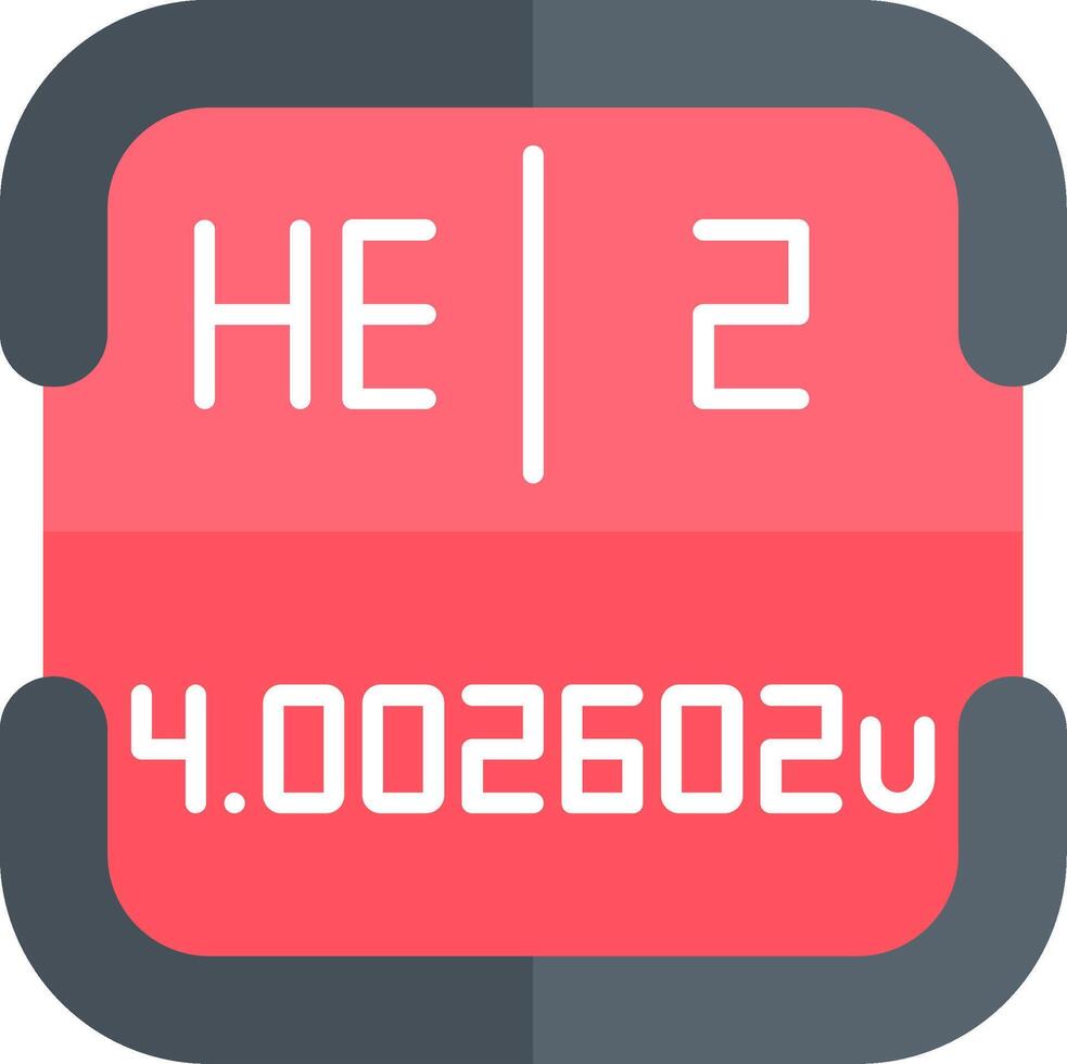 Helium Periodic Table Element vector