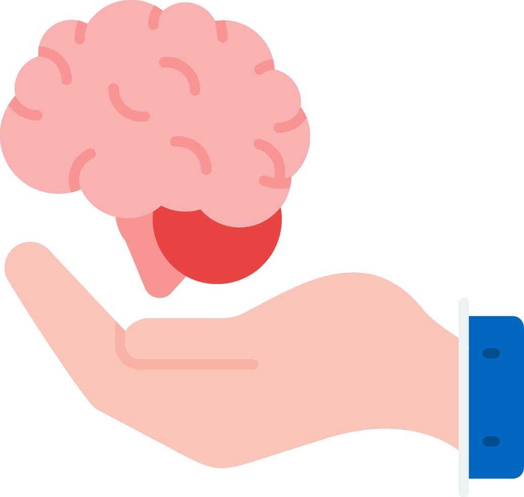 Mindfulness Flat Icon vector