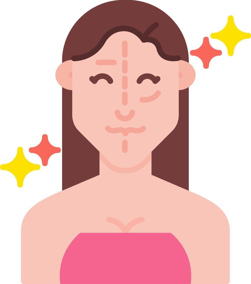 Beauty Flat Icon vector