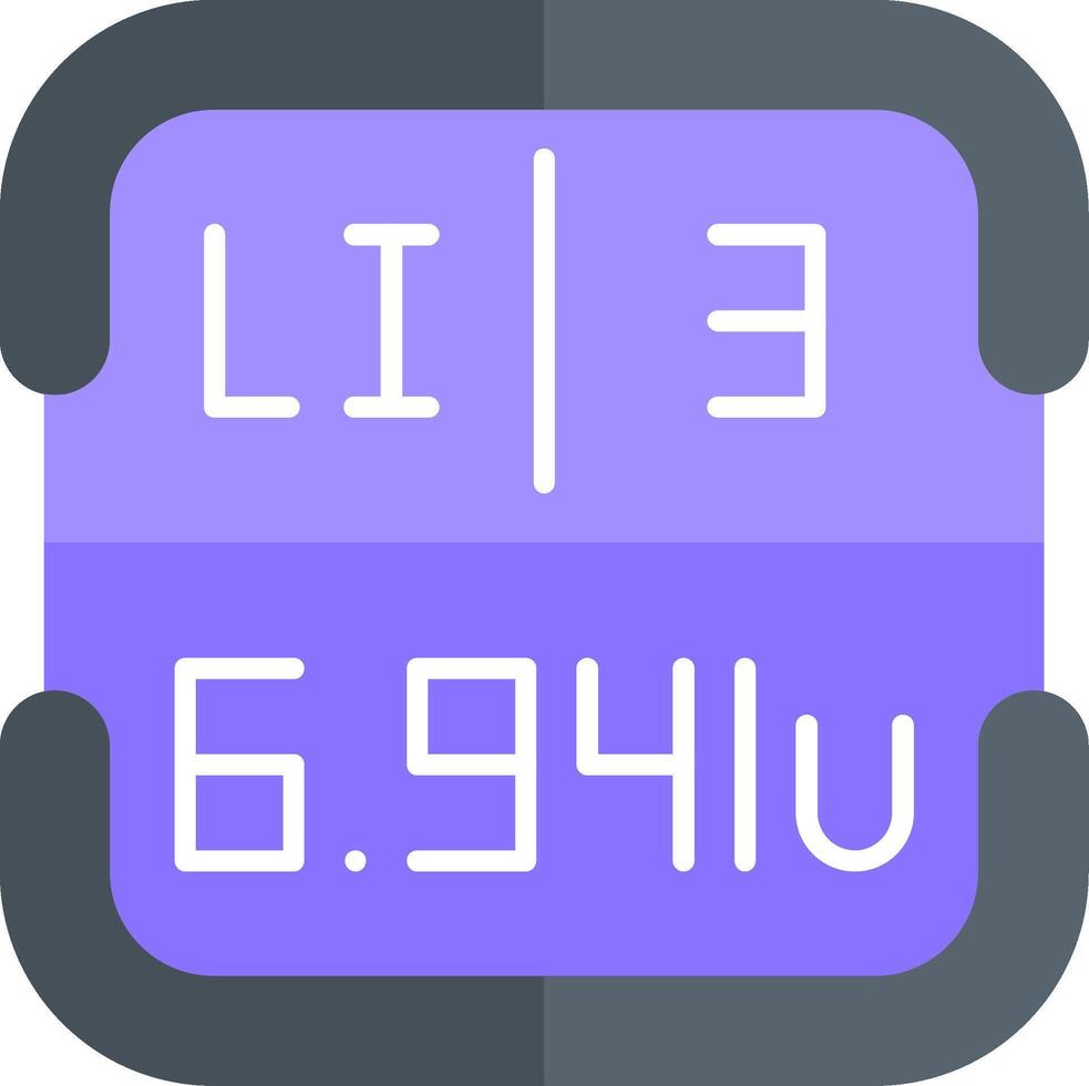 Lithium Periodic Table Element vector