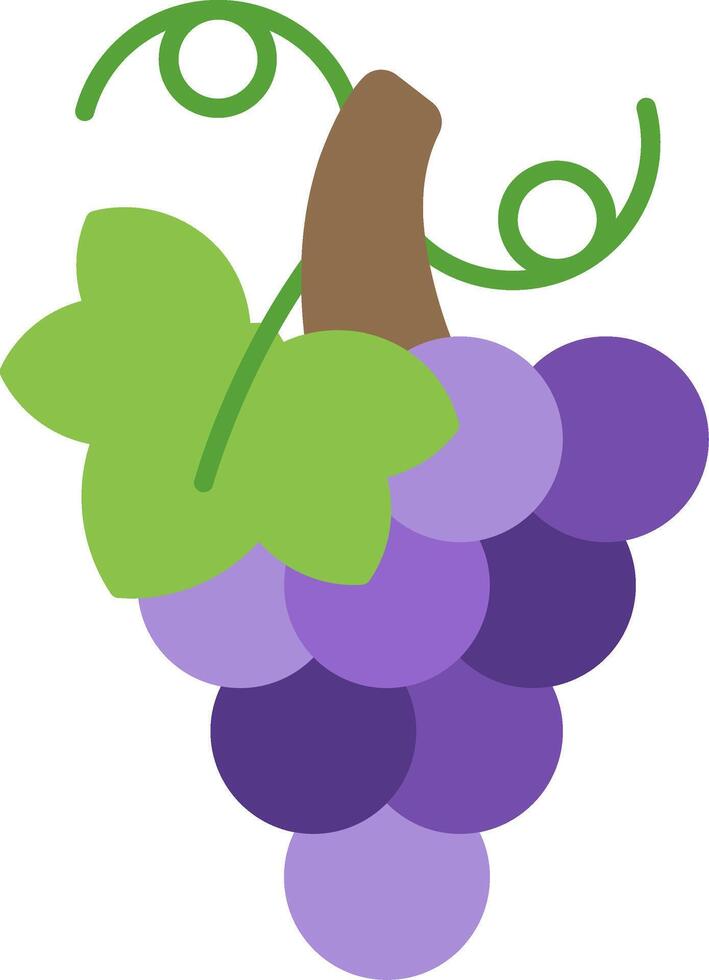 Grape Flat Icon vector